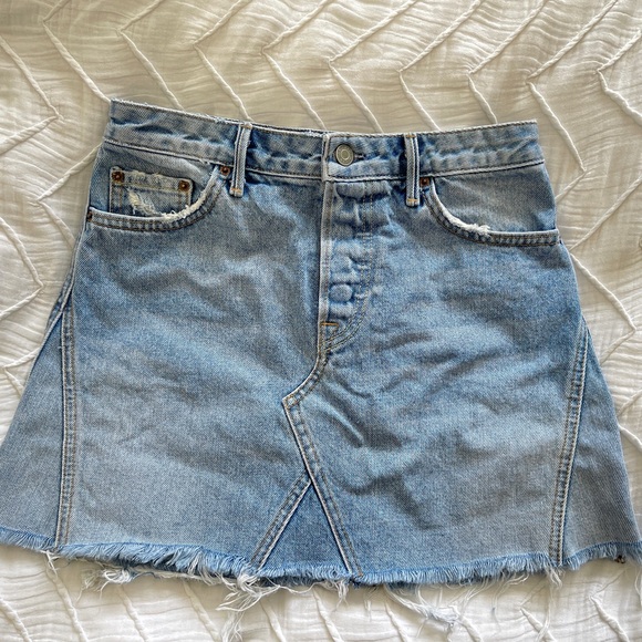 GRLFRND Dresses & Skirts - GRLFRND Eva Denim Skirt